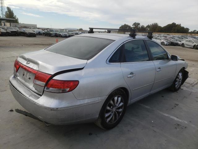 KMHFC46F87A186617 - 2007 HYUNDAI AZERA SE SILVER photo 4