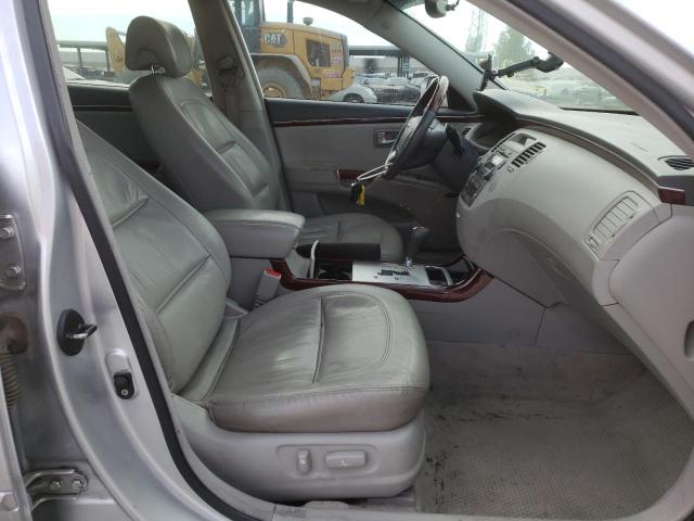 KMHFC46F87A186617 - 2007 HYUNDAI AZERA SE SILVER photo 5