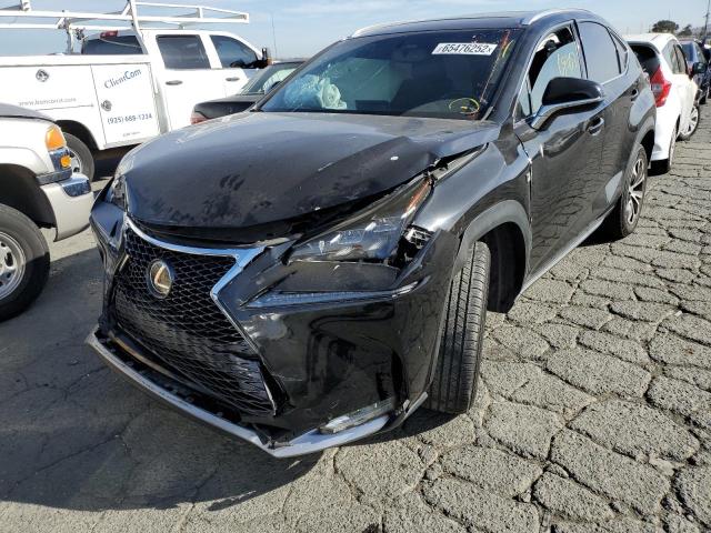 JTJBARBZ1G2049046 - 2016 LEXUS NX 200T BA BLACK photo 2