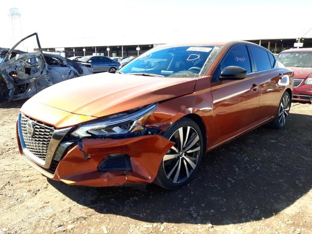 1N4BL4CV3MN387169 - 2021 NISSAN ALTIMA SR ORANGE photo 2