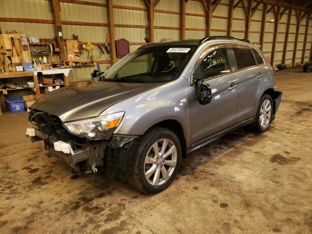 4A4AJ4AU6FE602545 - 2015 MITSUBISHI RVR GT SILVER photo 2