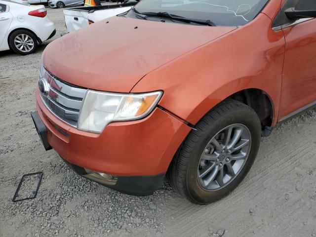 2FMDK39C38BA59835 - 2008 FORD EDGE LIMIT ORANGE photo 9