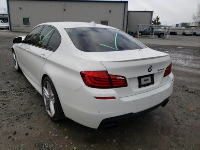 WBAFR9C59DDX79681 - 2013 BMW 550 I WHITE photo 3