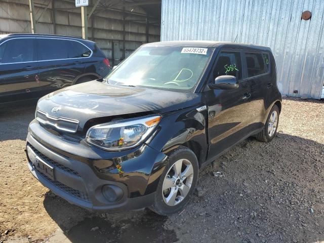 KNDJN2A27H7495818 - 2017 KIA SOUL BLACK photo 2