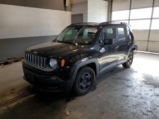 ZACCJAAT1FPC00400 - 2015 JEEP RENEGADE S BLACK photo 2
