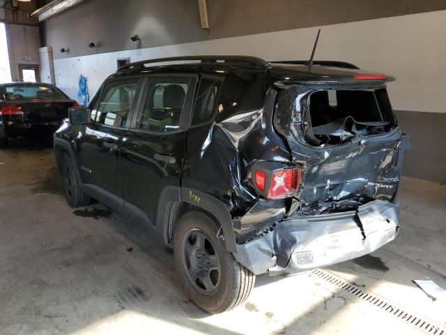 ZACCJAAT1FPC00400 - 2015 JEEP RENEGADE S BLACK photo 3