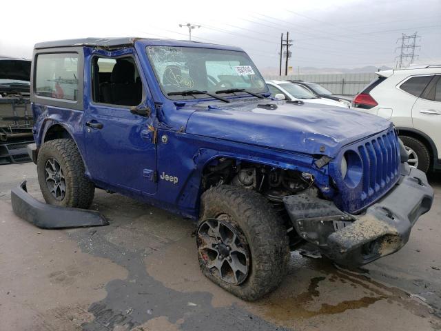 1C4GJXAG6KW570164 - 2019 JEEP WRANGLER S ლურჯი ფოტო 1