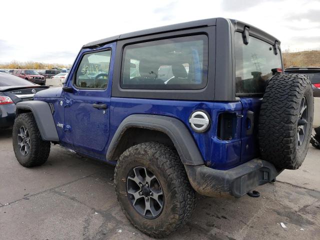 1C4GJXAG6KW570164 - 2019 JEEP WRANGLER S ლურჯი ფოტო 3