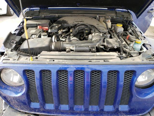 1C4GJXAG6KW570164 - 2019 JEEP WRANGLER S ლურჯი ფოტო 7