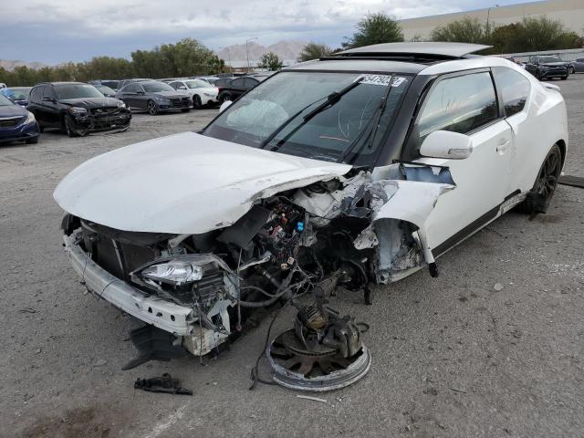 JTKJF5C79E3072435 - 2014 TOYOTA SCION TC WHITE photo 2
