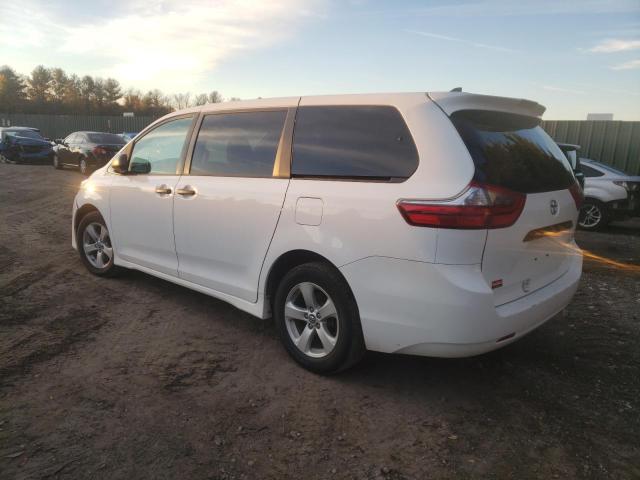 5TDZZ3DC2LS075643 - 2020 TOYOTA SIENNA L WHITE photo 3