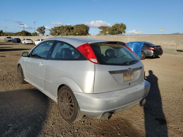 3FAHP39532R233409 - 2002 FORD FOCUS SVT SILVER photo 3