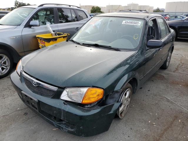 JM1BJ2217Y0292118 - 2000 MAZDA PROTEGE ES GREEN photo 2