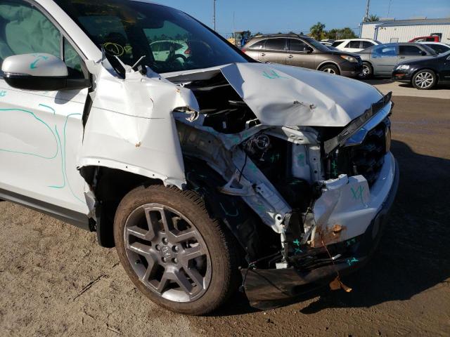 5FNYF7H51NB002441 - 2022 HONDA PASSPORT E 白色 照片 9