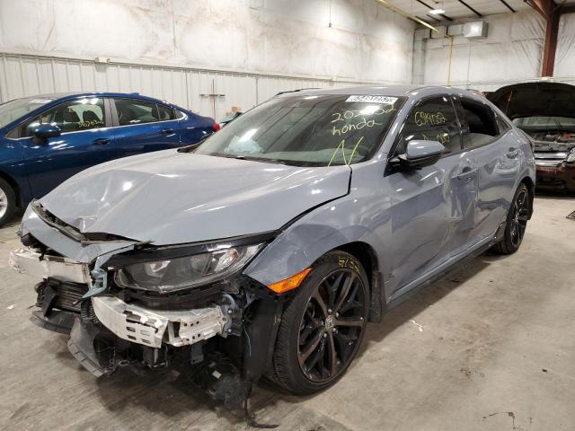 SHHFK7H44MU202852 - 2021 HONDA CIVIC SPOR 灰色 照片 2