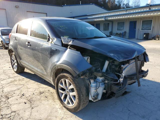 KNDPBCAC1F7793070 - 2015 KIA SPORTAGE L BLUE photo 1