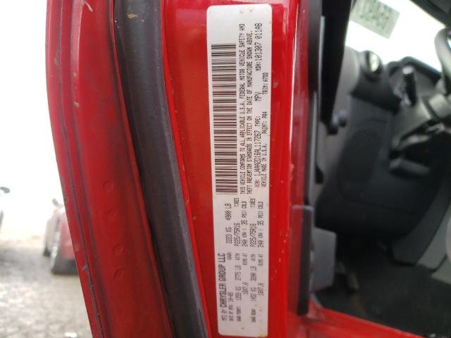 1J4AA2D16AL****** - 2010 JEEP WRANGLER S RED photo 10