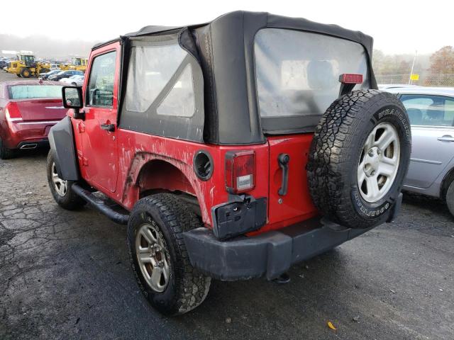 1J4AA2D16AL****** - 2010 JEEP WRANGLER S RED photo 3