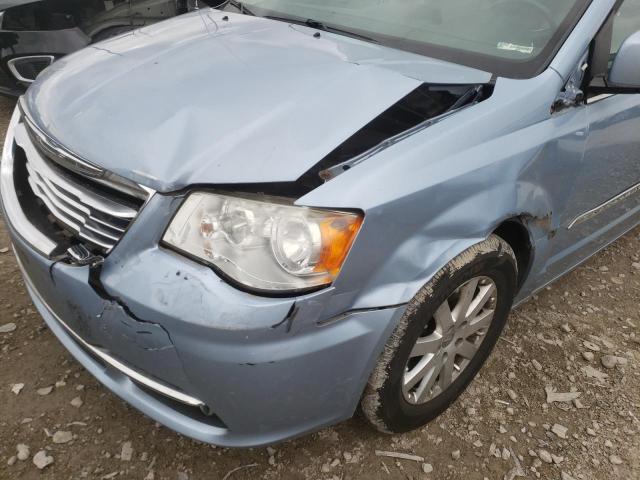 2C4RC1BG6DR816723 - 2013 CHRYSLER TOWN & COU BLUE photo 9