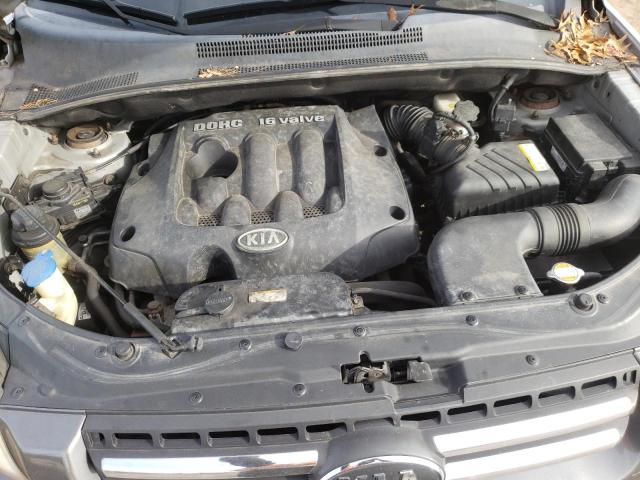 KNDJF724077335854 - 2007 KIA SPORTAGE SILVER photo 7