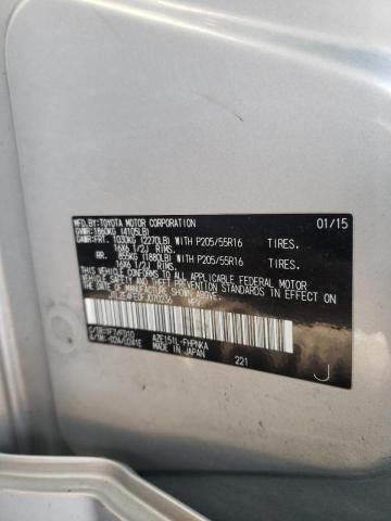 JTLZE4FE0FJ070236 - 2015 TOYOTA SCION XB ვერცხლისფერი ფოტო 10