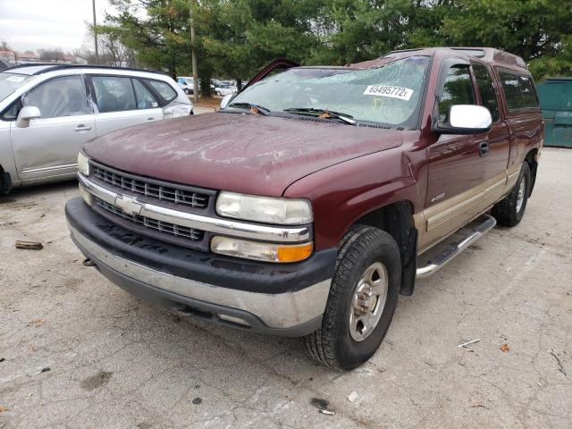 2GCEK19T6X1245659 - 1999 CHEVROLET SILVRDO LS BURGUNDY photo 2