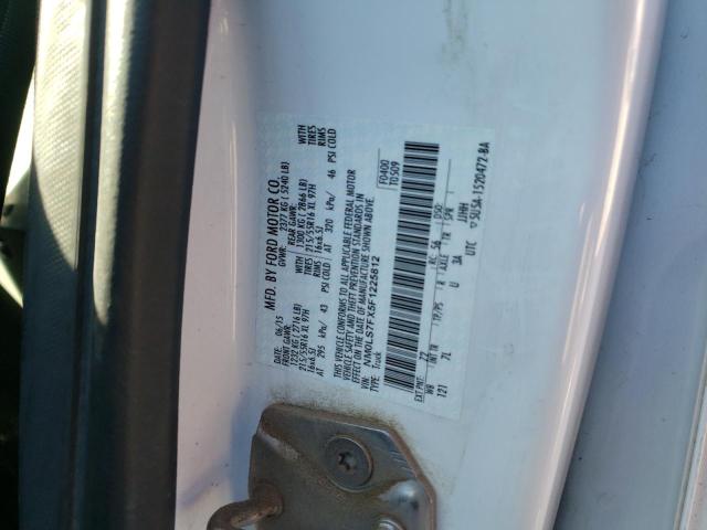 NM0LS7FX5F1225812 - 2015 FORD TRANSIT CO WHITE photo 10