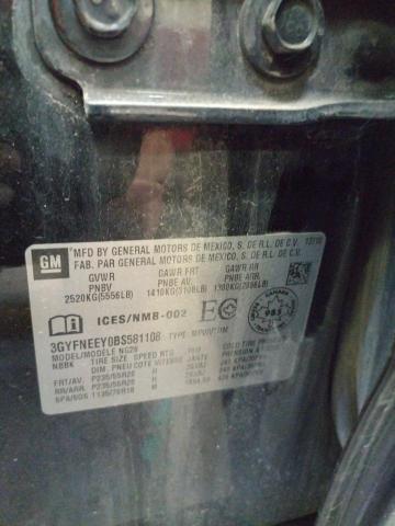 3GYFNEEY0BS581108 - 2011 CADILLAC SRX PERFOR 黑色 照片 10