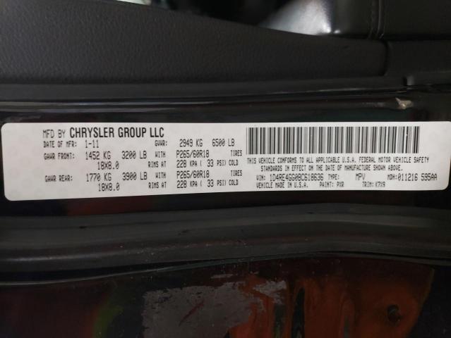 1D4RE4GG0BC618636 - 2011 DODGE DURANGO CR CHARCOAL photo 13