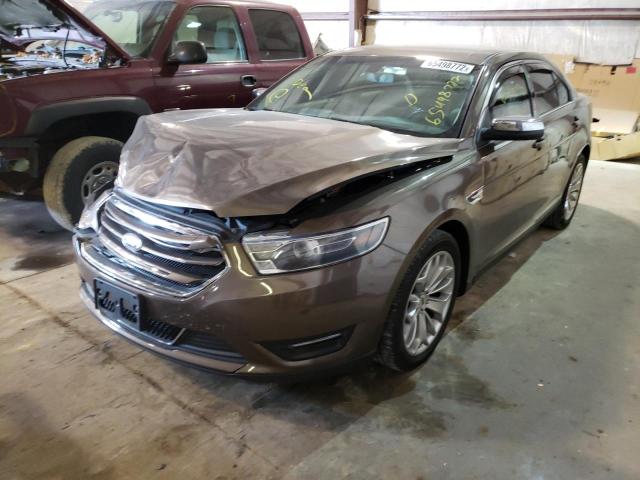 1FAHP2F85FG129266 - 2015 FORD TAURUS LIM TAN photo 2