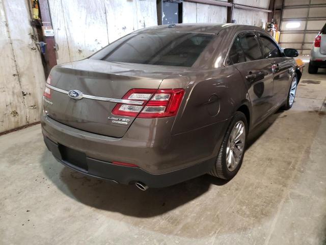 1FAHP2F85FG129266 - 2015 FORD TAURUS LIM TAN photo 4