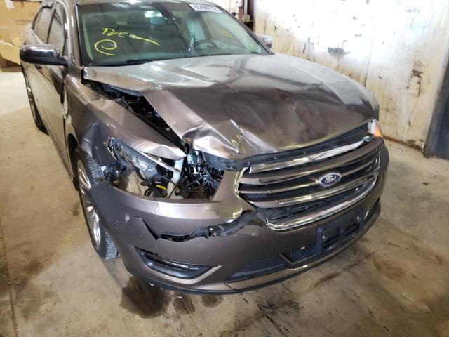 1FAHP2F85FG129266 - 2015 FORD TAURUS LIM TAN photo 9