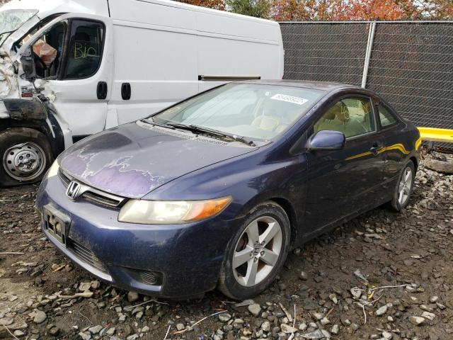 2HGFG12856H559760 - 2006 HONDA CIVIC EX BLUE photo 2