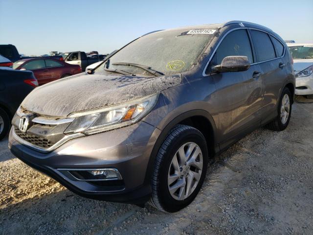 2HKRM3H75FH522908 - 2015 HONDA CR-V EXL GRAY photo 2