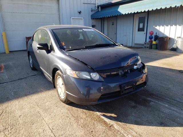 JHMFA36217S021387 - 2007 HONDA CIVIC HYBR GRAY photo 1