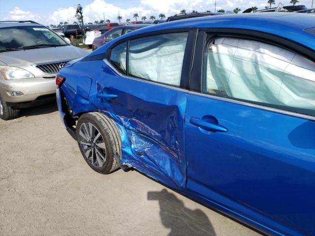 3N1AB8CV0LY273716 - 2020 NISSAN SENTRA SV BLUE photo 9