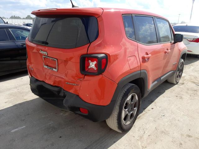 ZACCJBAT5GPC55522 - 2016 JEEP RENEGADE S Narıncı foto 4