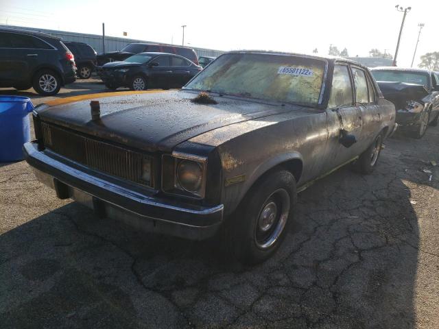 1Y69U7T200322 - 1977 CHEVROLET NOVA BLACK photo 2