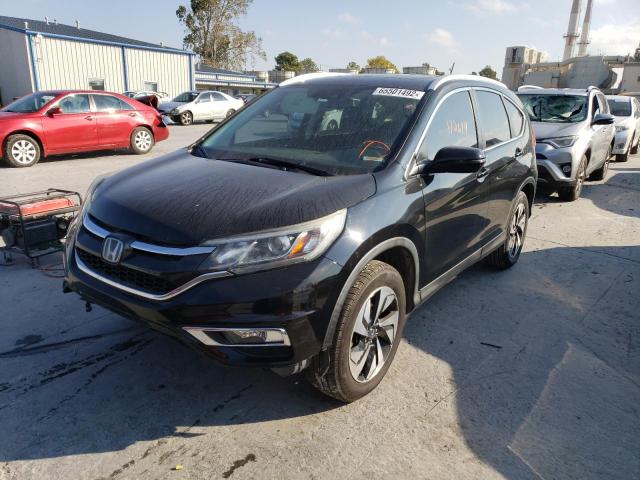 5J6RM3H93GL012940 - 2016 HONDA CR-V TOURI BLACK photo 2