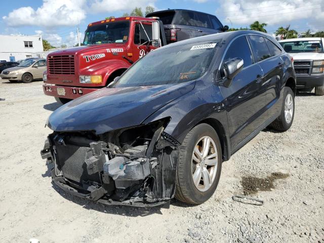 5J8TB3H36FL018972 - 2015 ACURA RDX GRAY photo 2