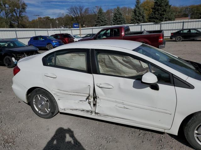 2HGFB2F67CH544427 - 2012 HONDA CIVIC HF WHITE photo 9