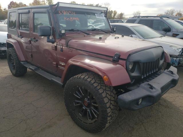 1J4GA59157L106435 - 2007 JEEP WRANGLER S MAROON photo 1