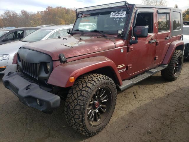 1J4GA59157L106435 - 2007 JEEP WRANGLER S MAROON photo 2