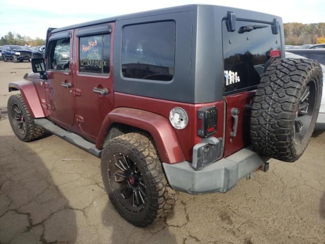 1J4GA59157L106435 - 2007 JEEP WRANGLER S MAROON photo 3