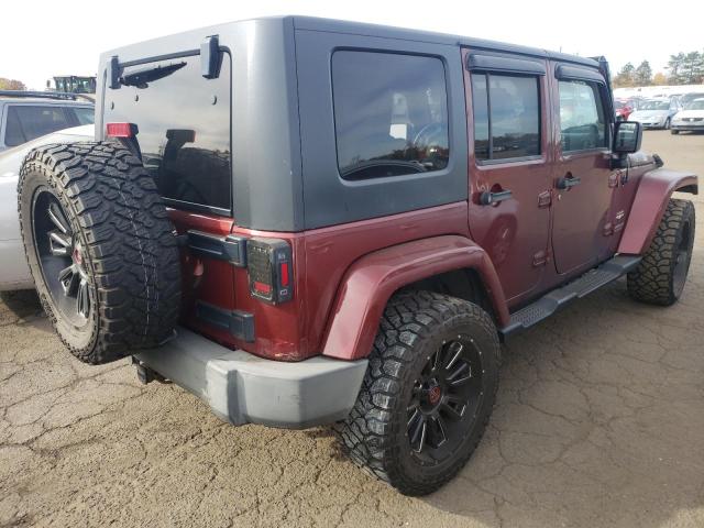 1J4GA59157L106435 - 2007 JEEP WRANGLER S MAROON photo 4