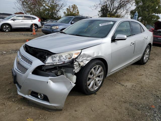 1G11H5SA6DF237068 - 2013 CHEVROLET MALIBU LTZ ვერცხლისფერი ფოტო 9