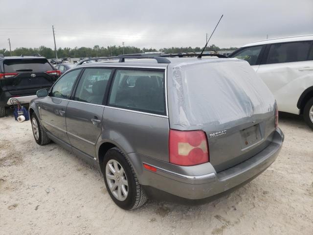 WVWVD63B24E114469 - 2004 VOLKSWAGEN PASSAT GLS GRAY photo 3