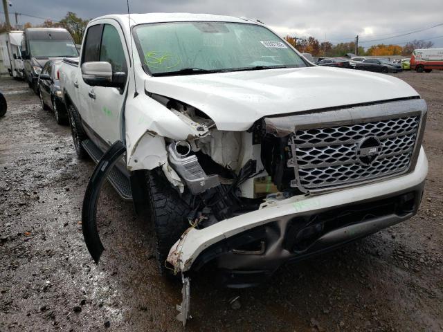 1N6AA1E59KN515822 - 2019 NISSAN TITAN SV WHITE photo 1