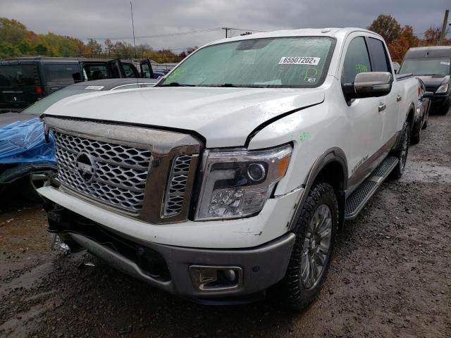 1N6AA1E59KN515822 - 2019 NISSAN TITAN SV WHITE photo 2