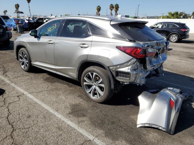 2T2HGMDA2MC067280 - 2021 LEXUS RX 450H GRAY photo 3